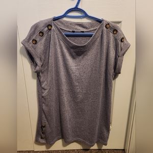 4/$20 Purple/gray with butto. Details. Large